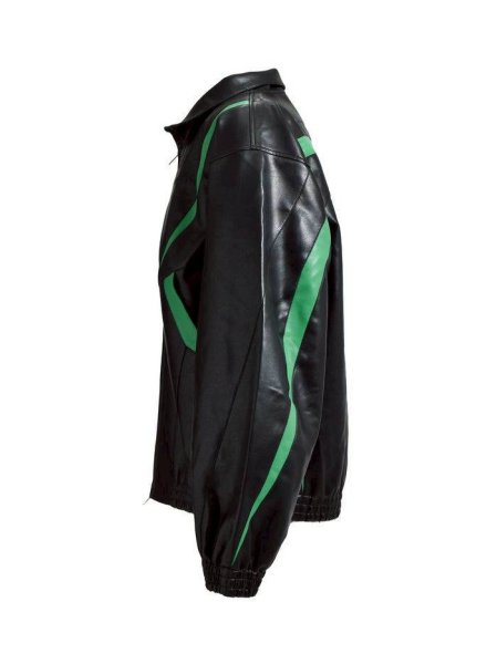 画像3: BREATH / faux leather lambo track jacket  (3)