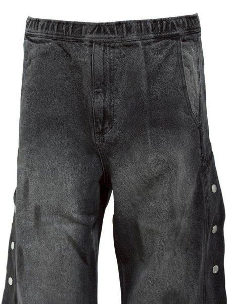 画像4: BREATH / coating side button denim pants  (4)