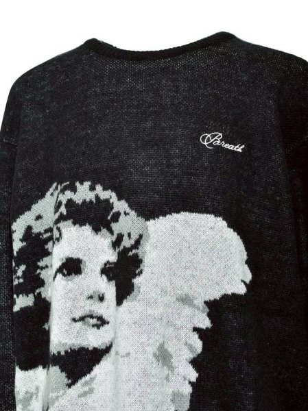 画像4: BREATH / angk script logo mohair knit (4)