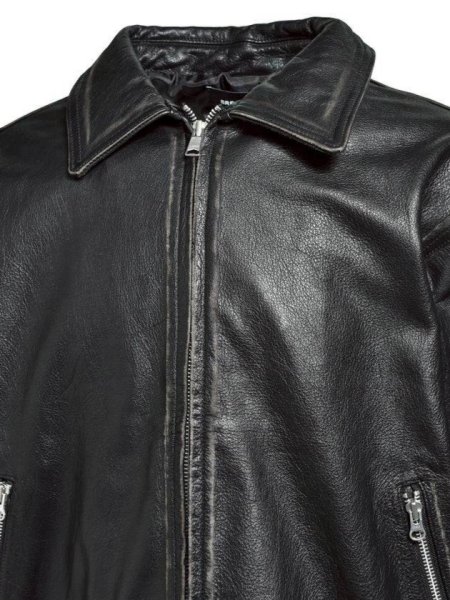 画像4: BREATH / wash leather single riders jacket  (4)