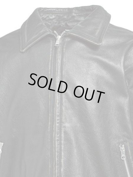 画像4: BREATH / wash leather single riders jacket  (4)