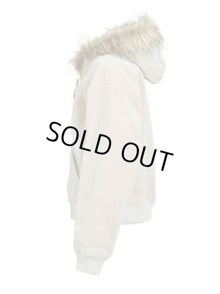 画像3: BREATH / faux leather fur hooded jacket  (3)