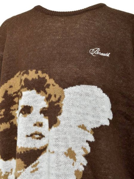 画像4: BREATH / angk script logo mohair knit (4)