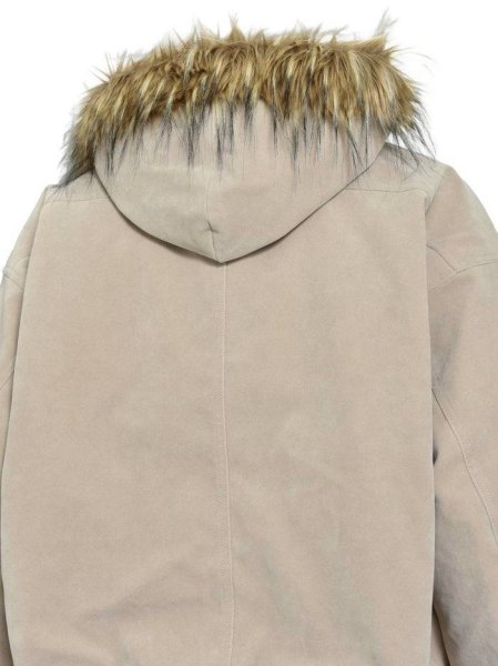 画像5: BREATH / faux leather fur hooded jacket  (5)