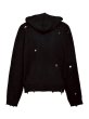 画像2: BREATH / southside cross damage mohair hoodie  (2)
