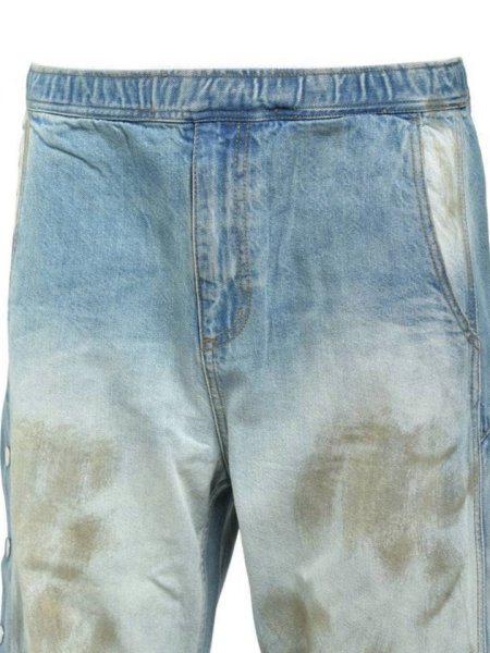 画像4: BREATH / coating side button denim pants  (4)