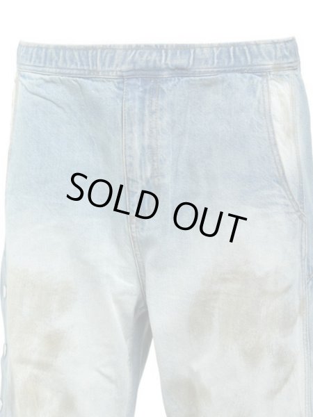画像4: BREATH / coating side button denim pants  (4)