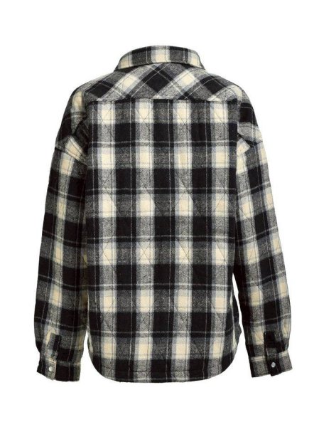 画像2: BREATH / quilting check shirt  (2)
