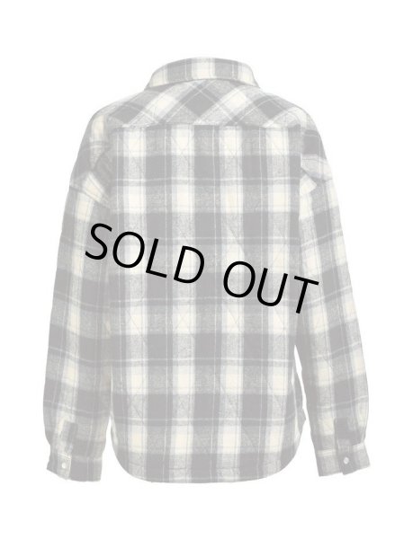 画像2: BREATH / quilting check shirt  (2)