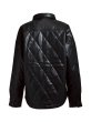 画像2: BREATH / faux leather quilting shirt  (2)