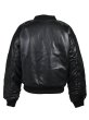 画像2: BREATH / faux leather bomber jacket  (2)