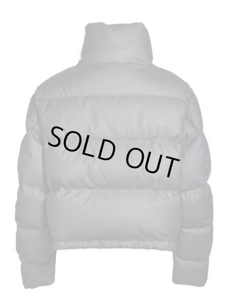 画像2: BREATH / faux leather matte down jacket  (2)