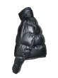 画像3: BREATH / faux leather matte crocodile down jacket  (3)
