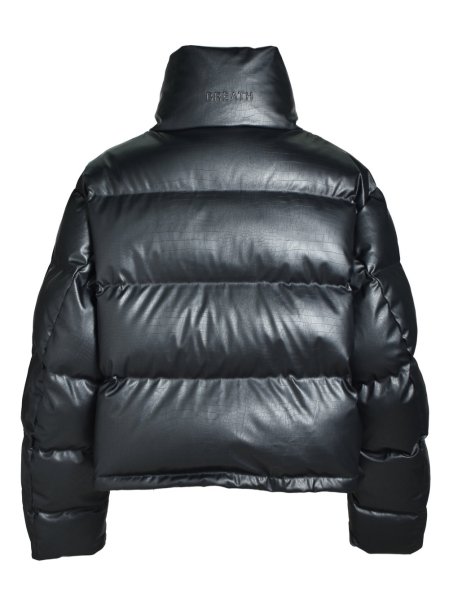 画像2: BREATH / faux leather matte crocodile down jacket  (2)