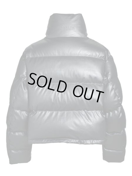 画像2: BREATH / faux leather matte crocodile down jacket  (2)