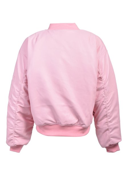 画像2: BREATH / faux leather bomber jacket  (2)