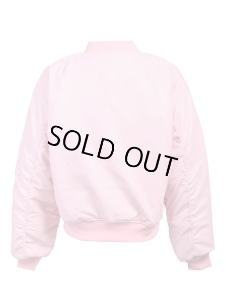 画像2: BREATH / faux leather bomber jacket  (2)