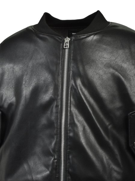 画像4: BREATH / faux leather bomber jacket  (4)