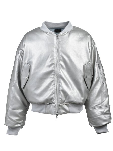 画像1: BREATH / faux leather bomber jacket  (1)