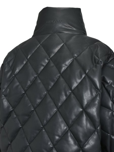 画像5: BREATH / faux leather quilting down jacket  (5)