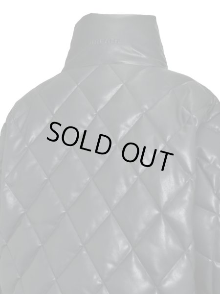 画像5: BREATH / faux leather quilting down jacket  (5)