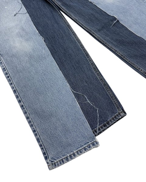 画像4: NVCLEAR / remake wide denim pants  (4)