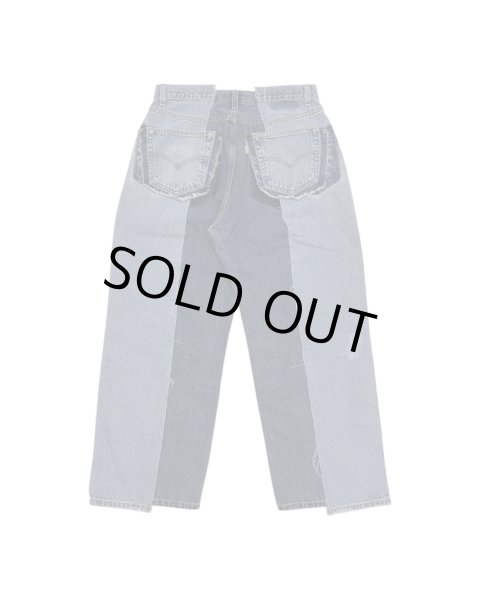 画像2: NVCLEAR / remake wide denim pants  (2)