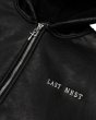 画像4: LAST NEST / faux leather boa hoodie  (4)
