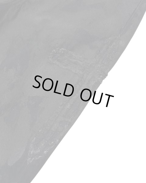 画像5: LAST NEST / coating denim flare pants  (5)