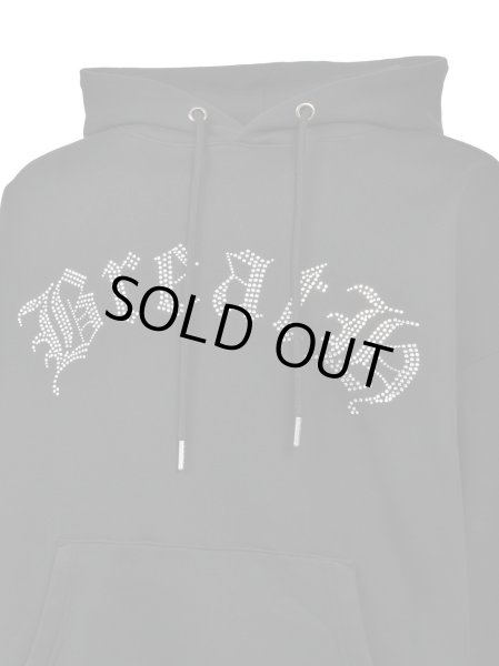画像4: BREATH / old english logo rhinestone hoodie  (4)