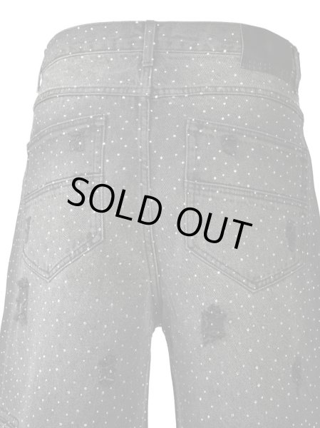 画像5: BREATH / script logo fade rhinestone denim pants  (5)