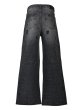 画像2: BREATH / script logo fade rhinestone denim pants  (2)