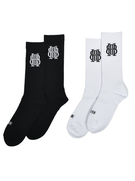 画像1: BREATH / bh logo socks 2pack (1)