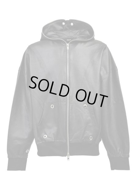 画像1: BREATH / coating zip up hoodie type-2 (1)