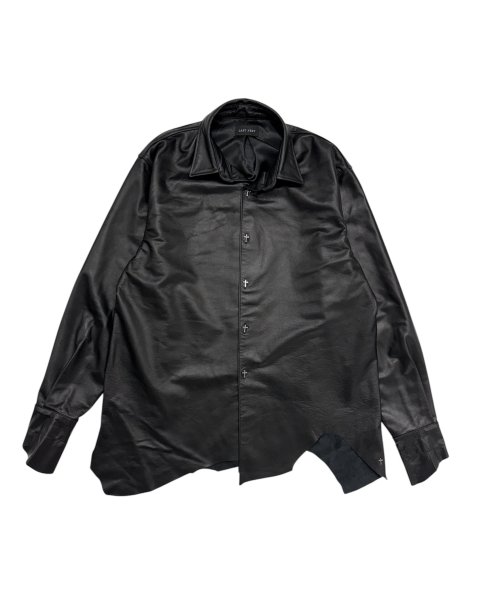 画像1: LAST NEST / leather shirts  (1)