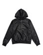 画像1: LAST NEST / leather hoodie  (1)