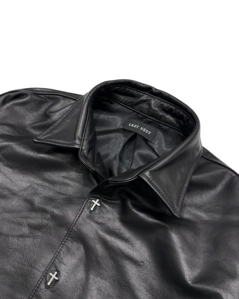 画像3: LAST NEST / leather shirts  (3)