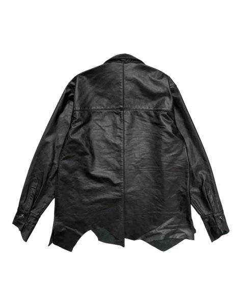 画像2: LAST NEST / leather shirts  (2)