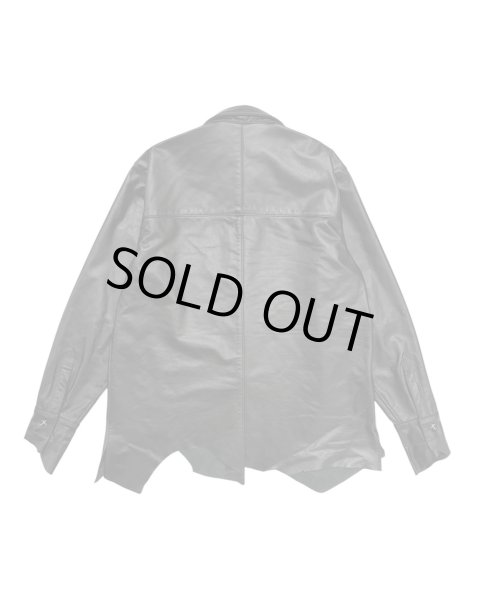画像2: LAST NEST / leather shirts  (2)
