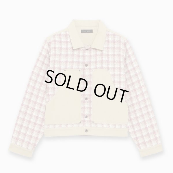 画像1: MLVINCE®︎ / painter check trucker jacket 　 (1)