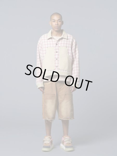 画像3: MLVINCE®︎ / painter check trucker jacket 　 (3)