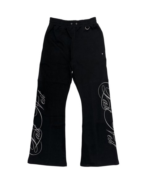 画像1: LAST NEST / embroidery sweat pants  (1)