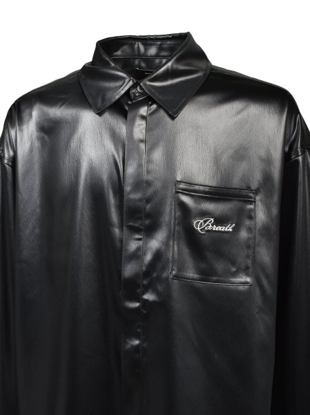 画像4: BREATH / script logo coating shirt  (4)