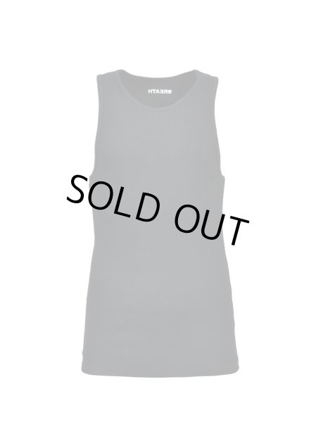 画像1: BREATH / logo rib tank top (1)