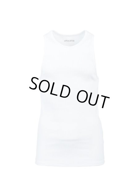 画像1: BREATH / logo rib tank top (1)