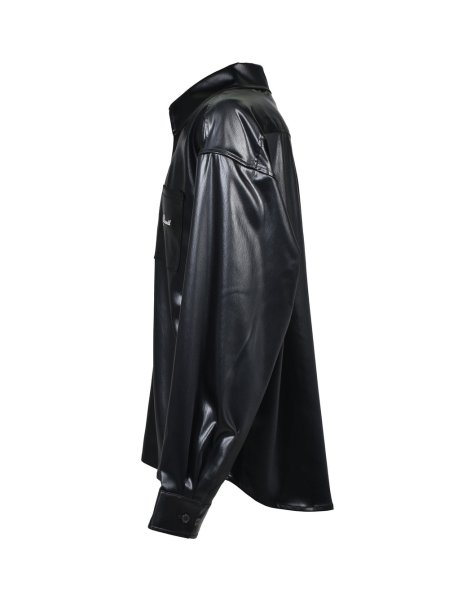 画像3: BREATH / script logo coating shirt  (3)