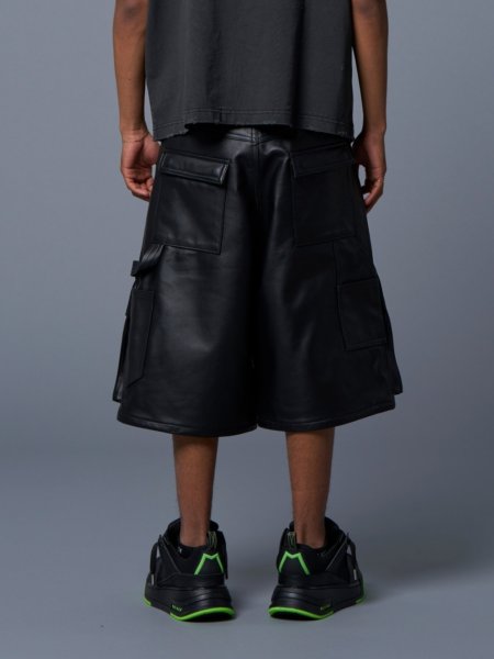 画像4: MLVINCE®︎ / leather cargo shorts 　  (4)