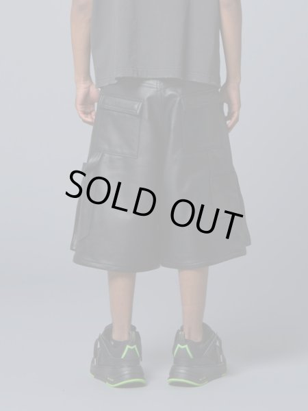 画像4: MLVINCE®︎ / leather cargo shorts 　  (4)