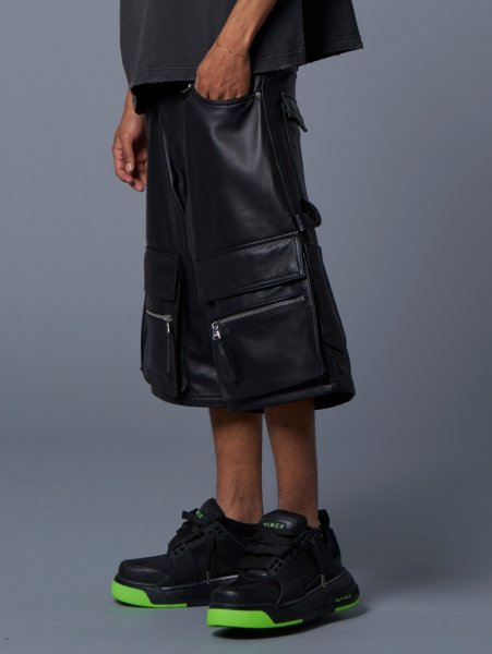 画像6: MLVINCE®︎ / leather cargo shorts 　  (6)