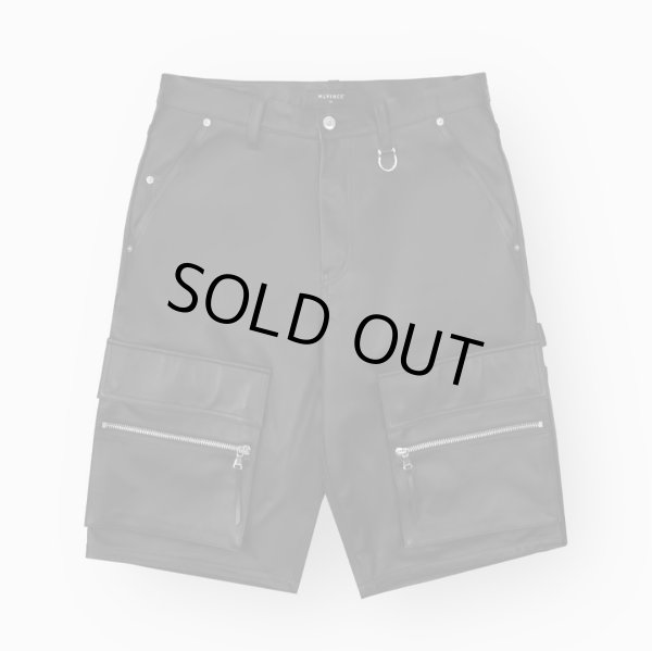 画像1: MLVINCE®︎ / leather cargo shorts 　  (1)